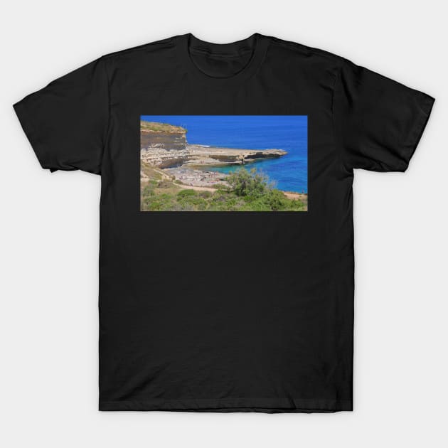 St. Peter's Pool, Malta. T-Shirt by Carole-Anne